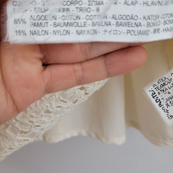 ZARA boho embroidered racetrack mini dress - Picture 8 of 12